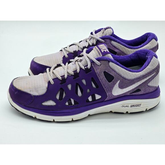 Nike Dual Fusion Run 2. 6Y 599793-500. Purple/Gray training/running shoes - Picture 1 of 8